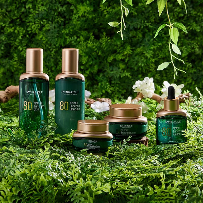 S+MIRACLE Snail Enriched Skin Care Set | tradekorea