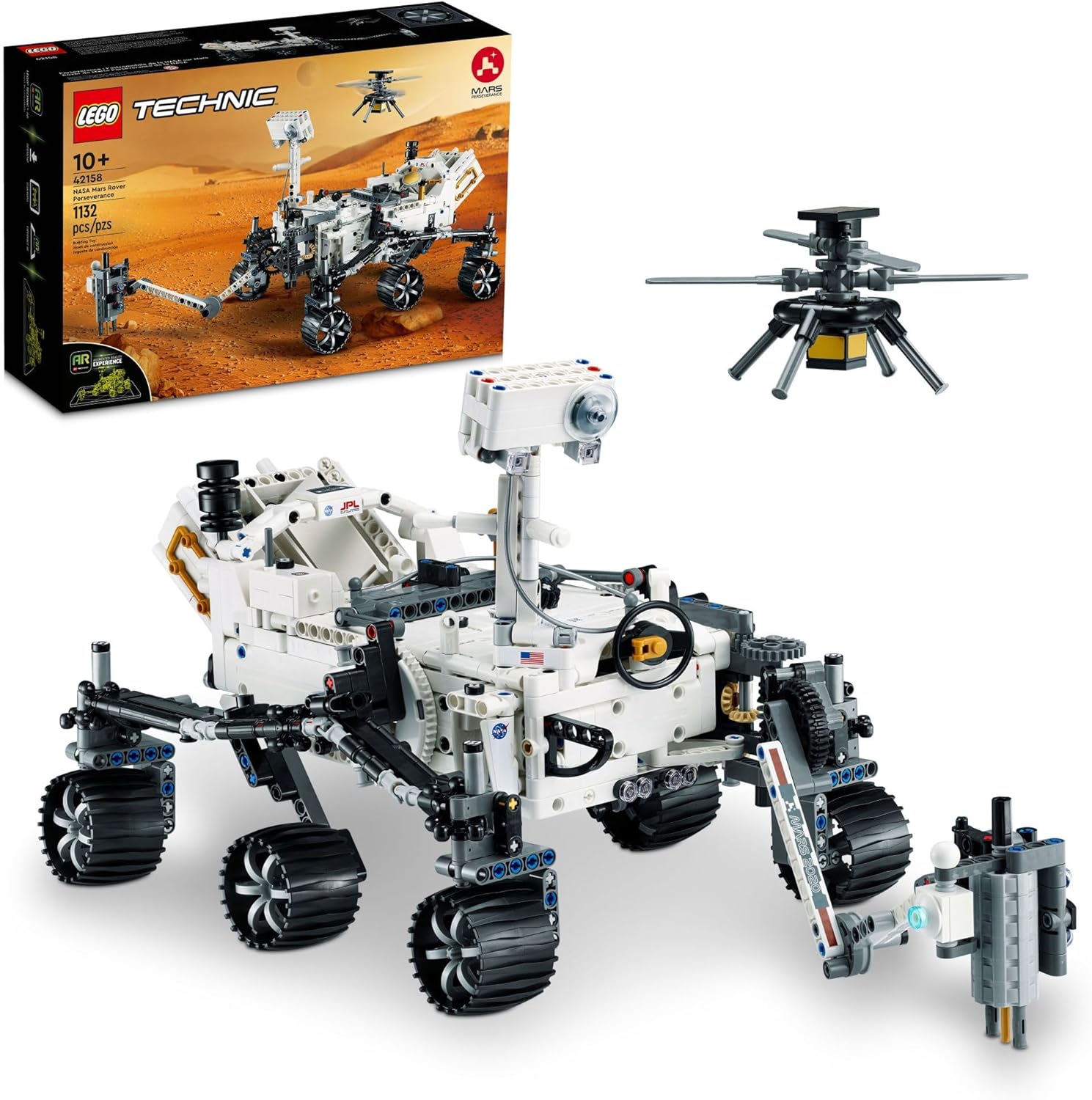 LEGO Technic NASA Mars Rover Perseverance Advanced Building Kit for Kids Ages 10 and Up_ NASA Toy wi
