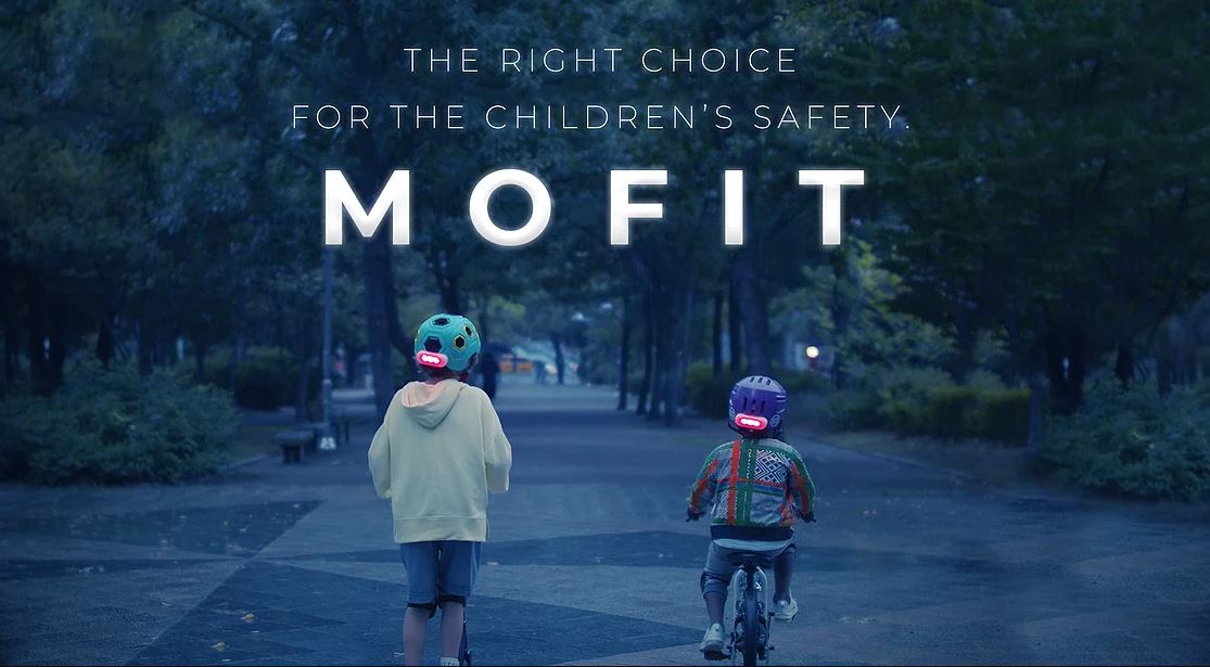 The right choice for the children_s safety_ _MOFIT_ Helmet_