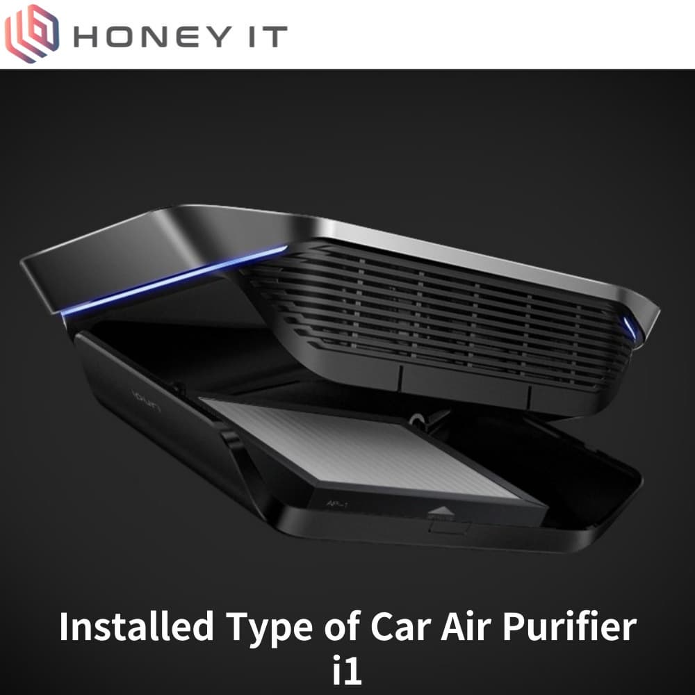 Ipuri hybrid Air Purifier system Portable on dash type cleaning air for Vehicle
