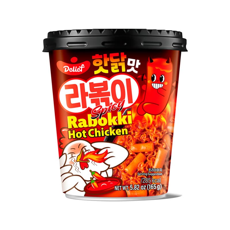 DELIEF Hot Chicken Flavor Rabokki 165g