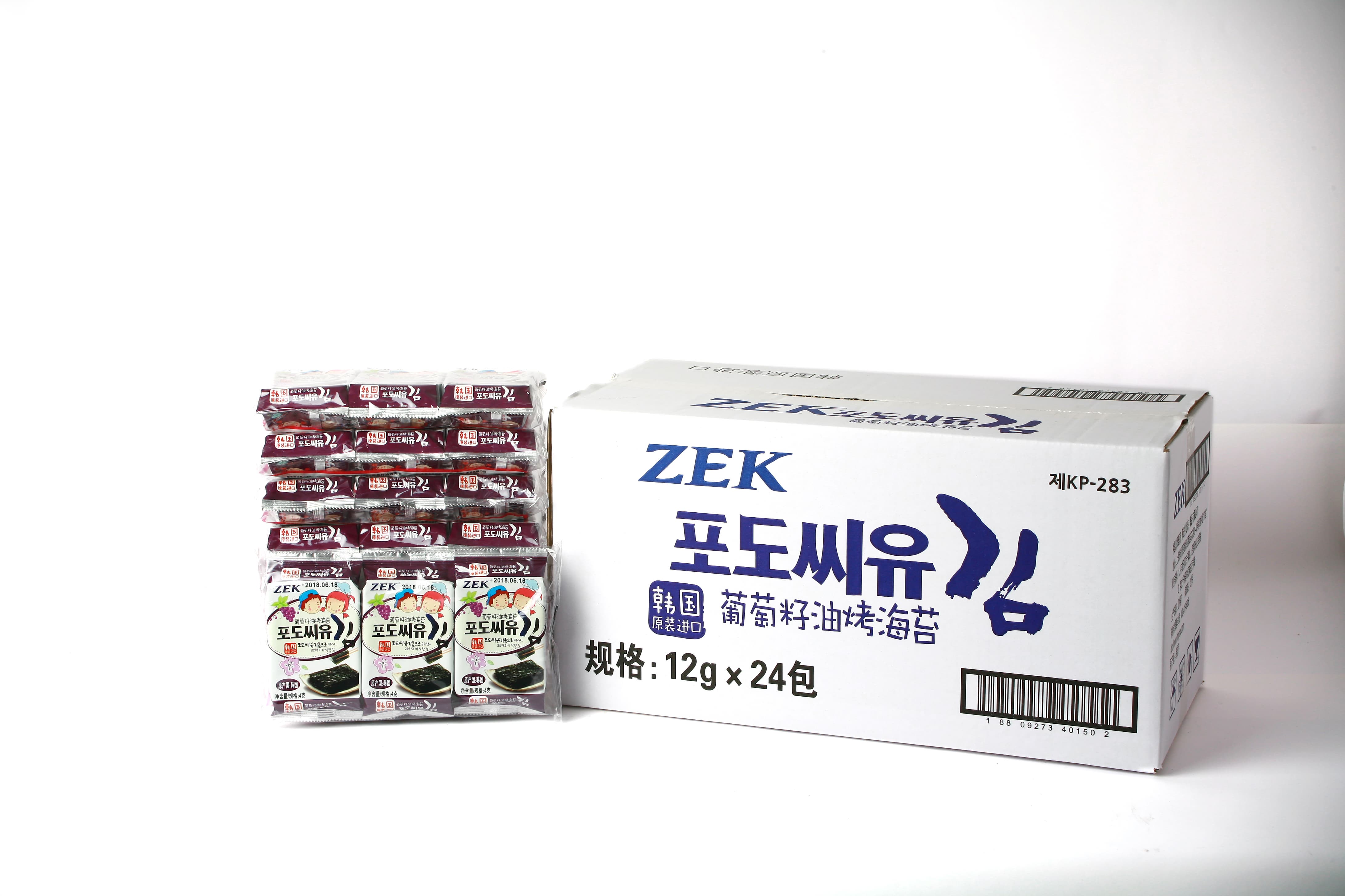 Taekyung Naepo ZEK Grapeseed Oil Seasoned Laver_ Lunch Box type