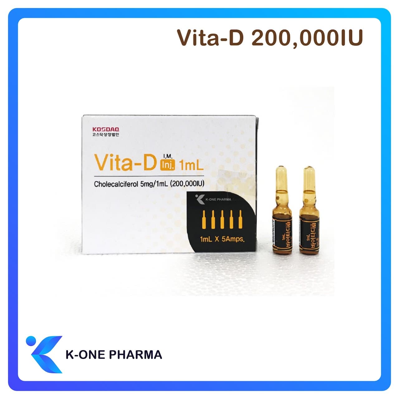 VITAMIN D 200_000IU INJECTION Vitamin Boosting Revitalizing Hydrating Skin