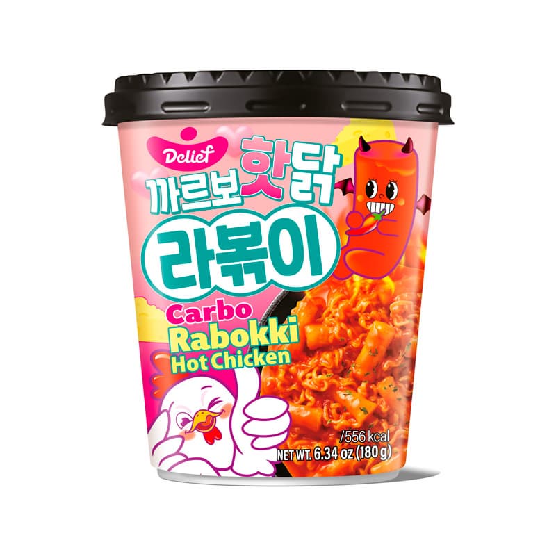 DELIEF Carbo Hot Chicken Flavor Rabokki 180g