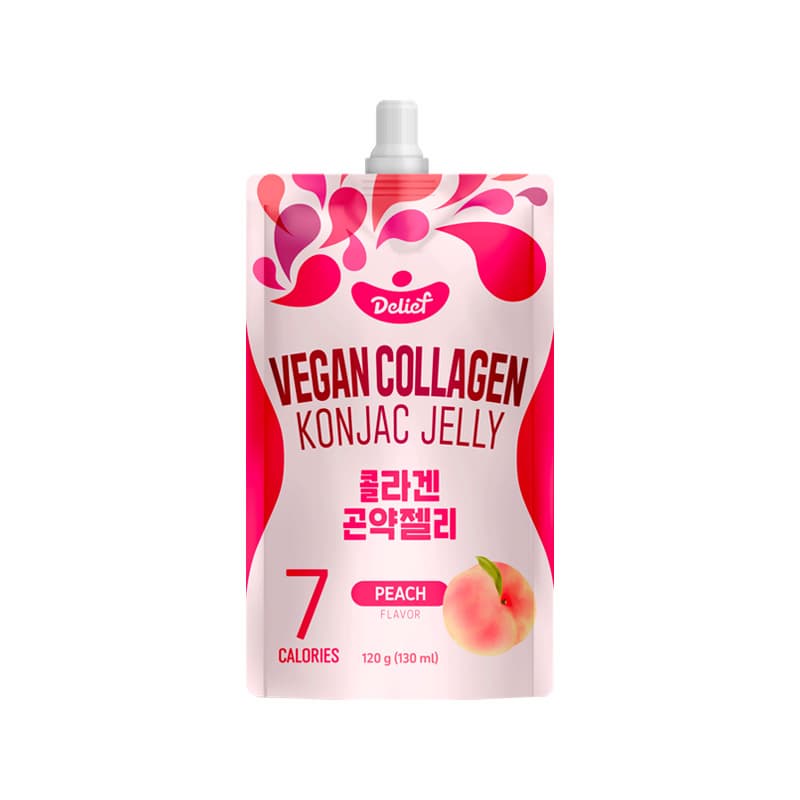 DELIEF Vegan Collagen Konjac Jelly Peach