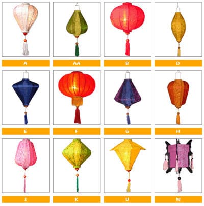 Vietnamese silk lantern decoration cheapest price from Vietnam factory_Vietnamese bamboo lantern