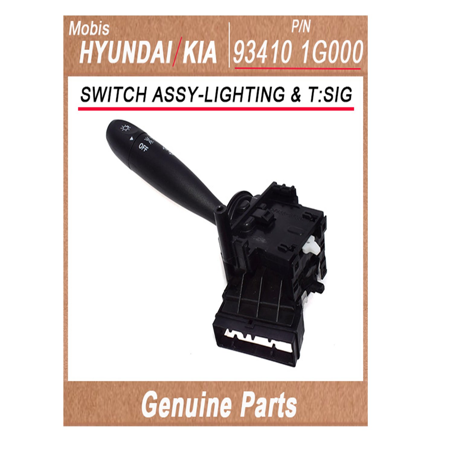 934101G000 _ SWITCH ASSY_LIGHTING _ T_SIG _ Genuine Korean Automotive Spare Parts _ Hyundai Kia _Mob