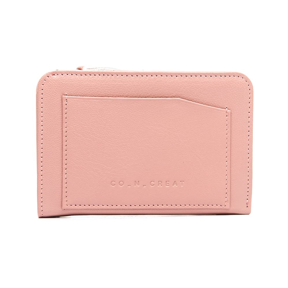 Slip Pockets Small Womens Leather Wallet _ Black