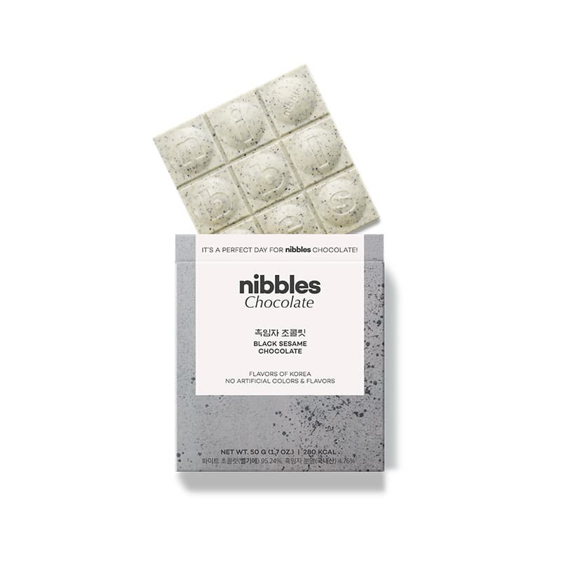 Korean Taste Chocolate Bar _  Black Sesame