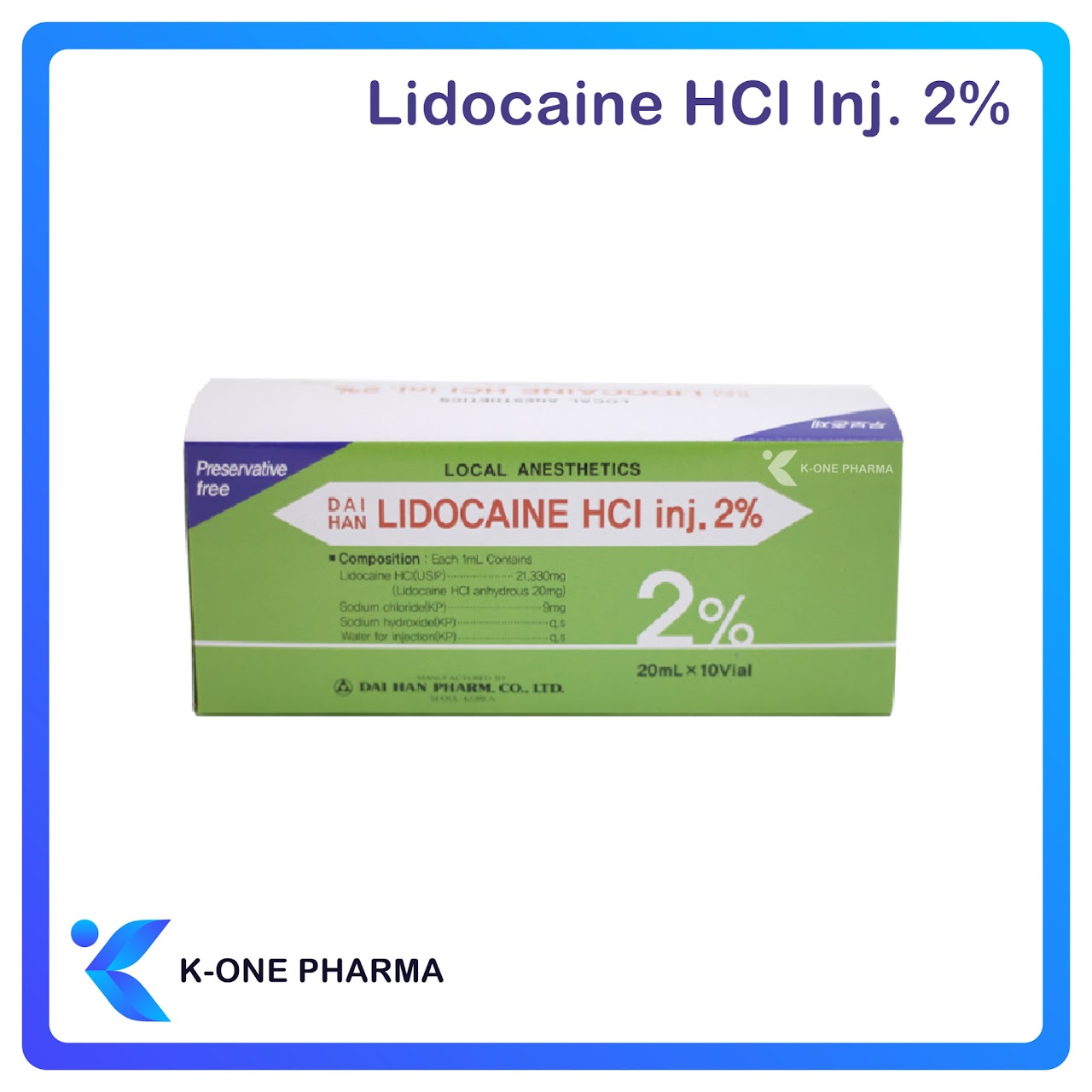 LIDOCAIN HCL INJ_ 2_ ANETHESIA