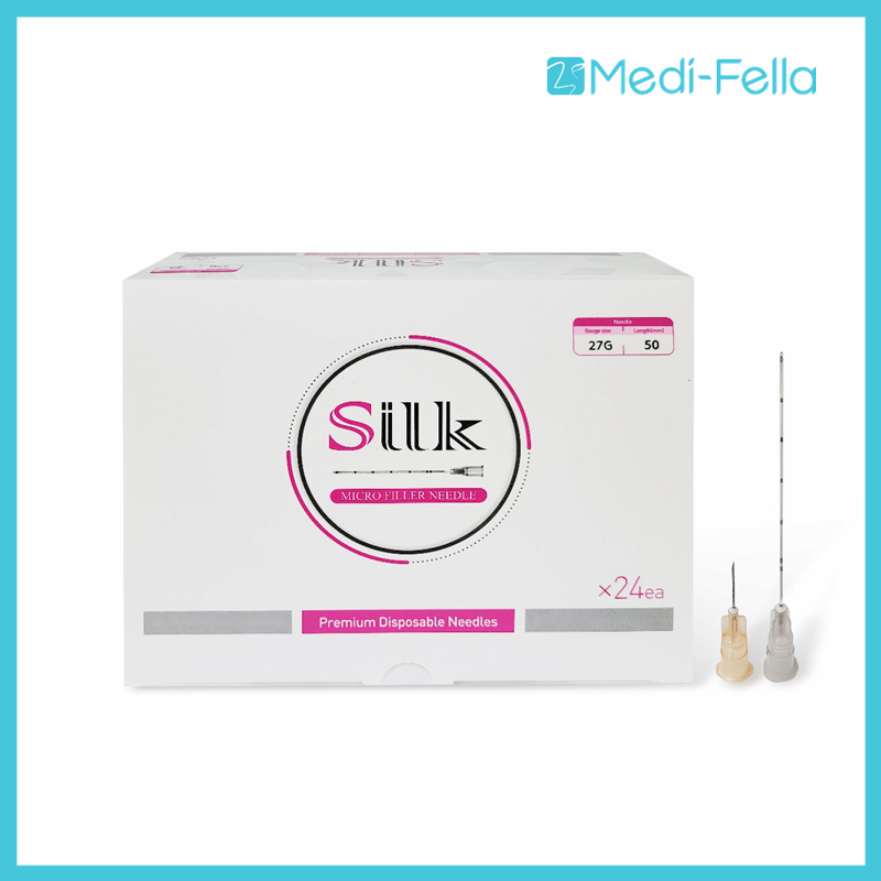 Silk Micro Filler Needle  22G 50mm _ 70mm 25G 40mm _ 50mm 27G 25mm _ 40mm _ 50mm 30G 25mm