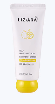 LIZARA Glow Skin Barrier Yuja Sun Cream