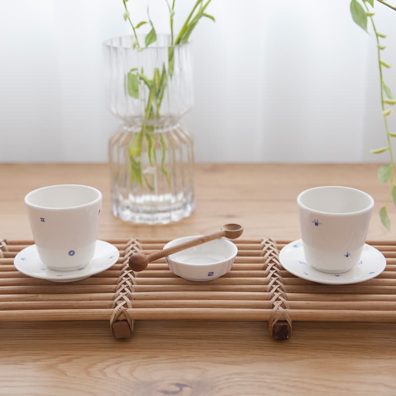 Hangeul Pattern Teacup Set