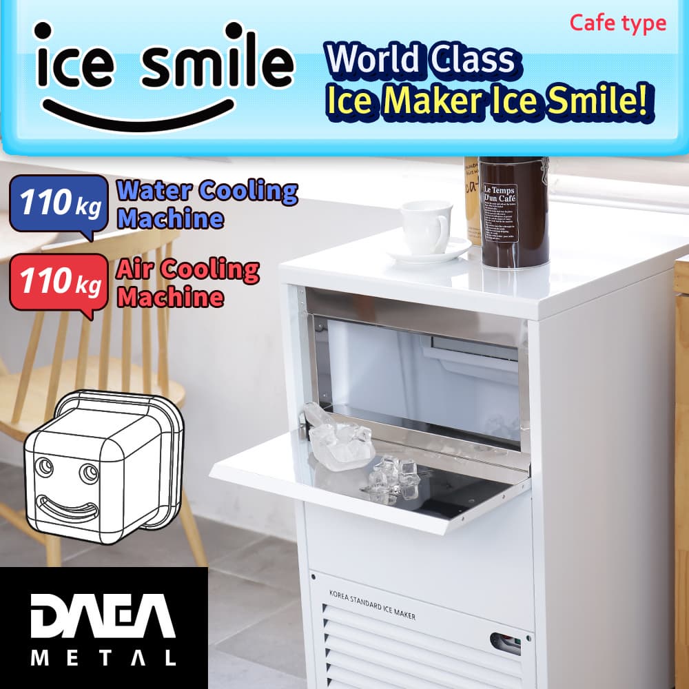 Ice Smile Korea Ice Maker Machine Cube Maker_IS_110AP_110WP_