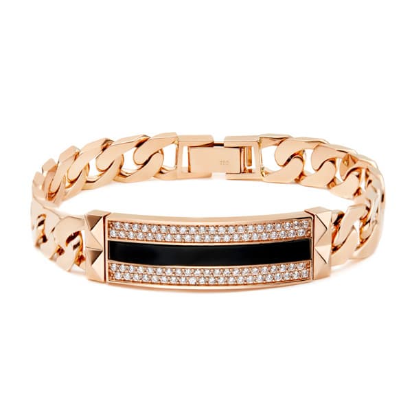Gold Onyx Bracelet
