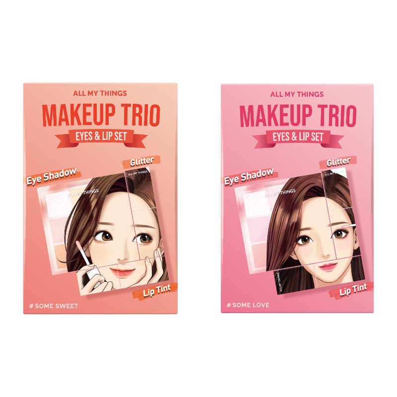 all my things true beauty series make up trio set