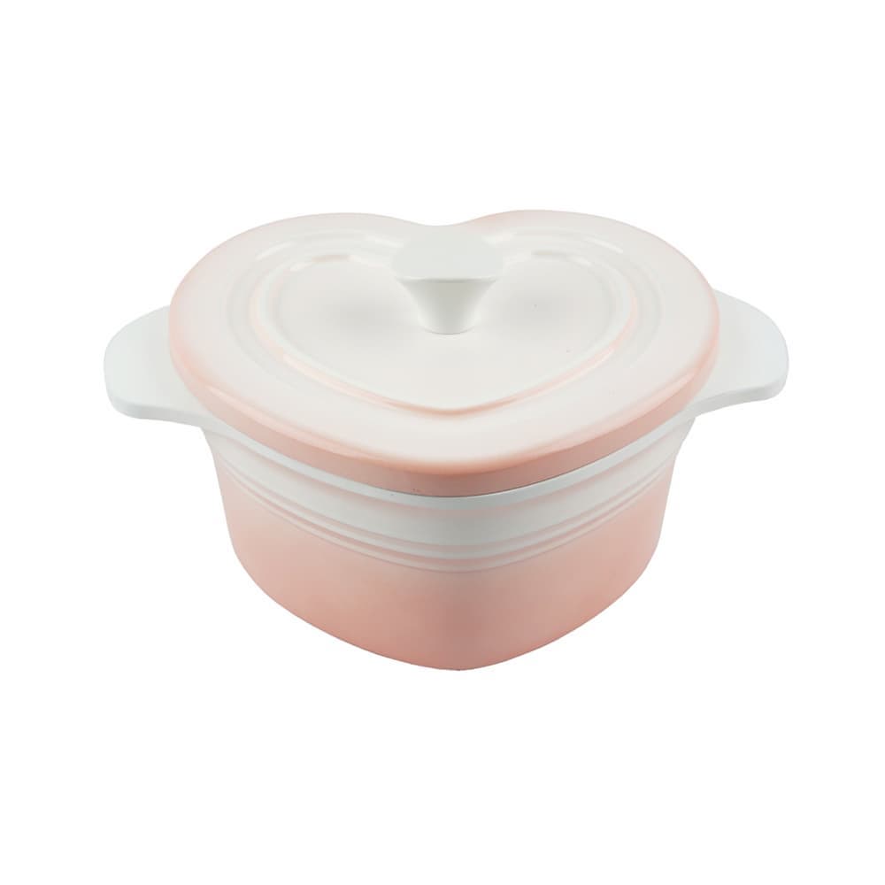 VitaGlide coting heart_shaped pot_ deep pot_ ceramic coating sauce pot