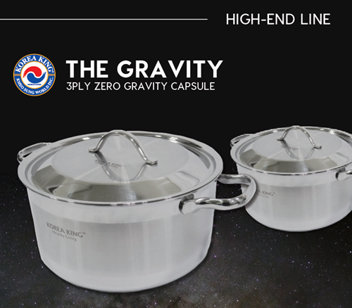 The Gravity 3PLY Stainless Pot