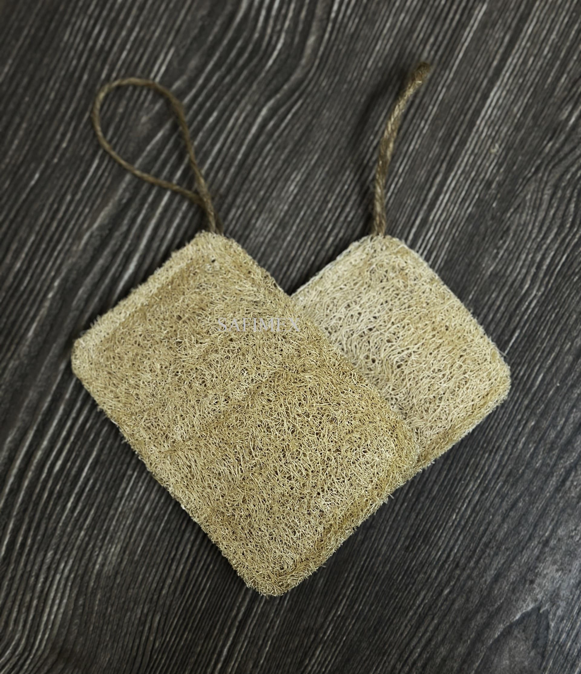 Natural loofah pads sponge use for kitchen dish washing high quality from Vietnam with OEM packaging