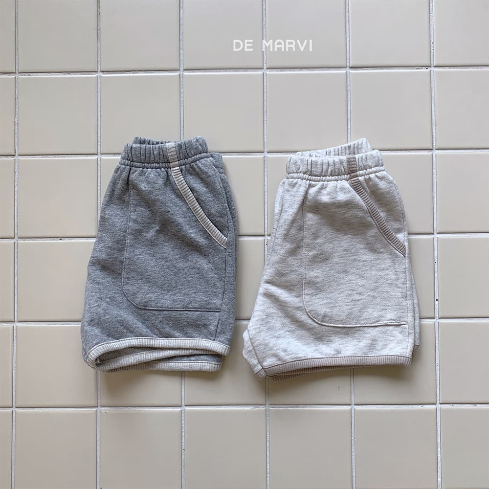 DE MARVI Kids Toddler Pocket Soft Sweatpants Boys Girls Shorts Wholesale Korean Manufacturer