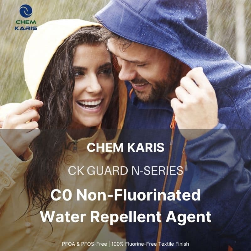CK GUARD N-SERIES C0 fluorine-free water repellent chemical for outdoor apparel and textiles