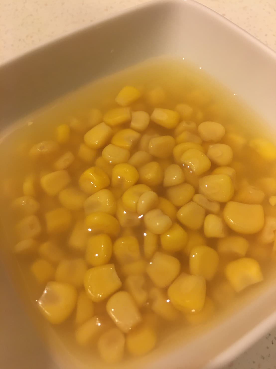 sweet corn kernel in brine