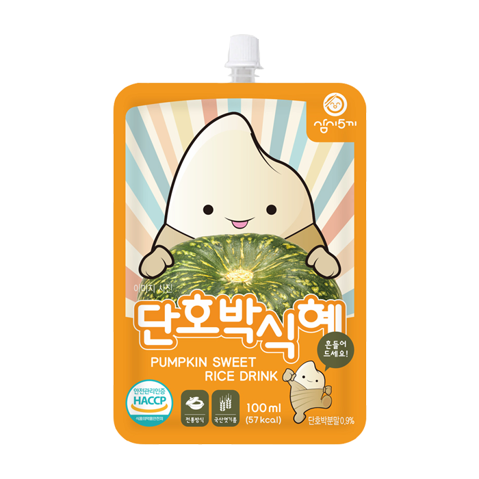 Sweet Pumpkin Sikhye (Pumpkin&Rice Drink,Korean Drink,100ml)