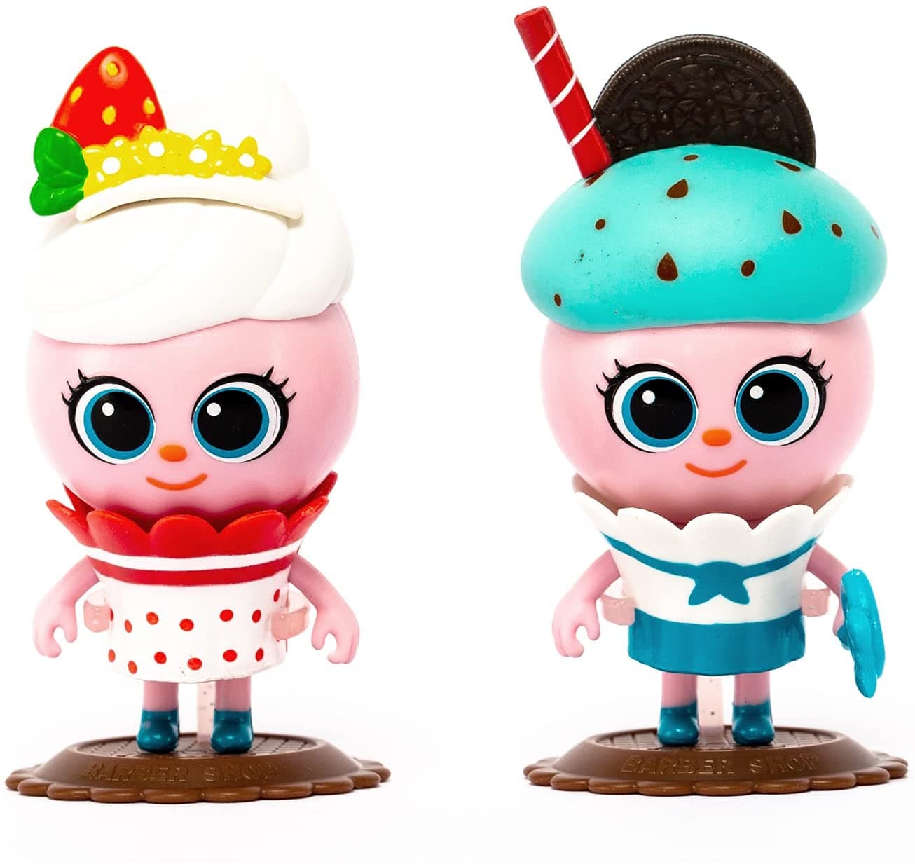 TOYTRON _ Bread Barbershop Mini Cupcake Figures _Strawberry Cream _ Mint ChocoVer_