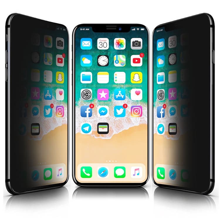 3D Privacy tempered glass screen protector for iPhone XS_XR