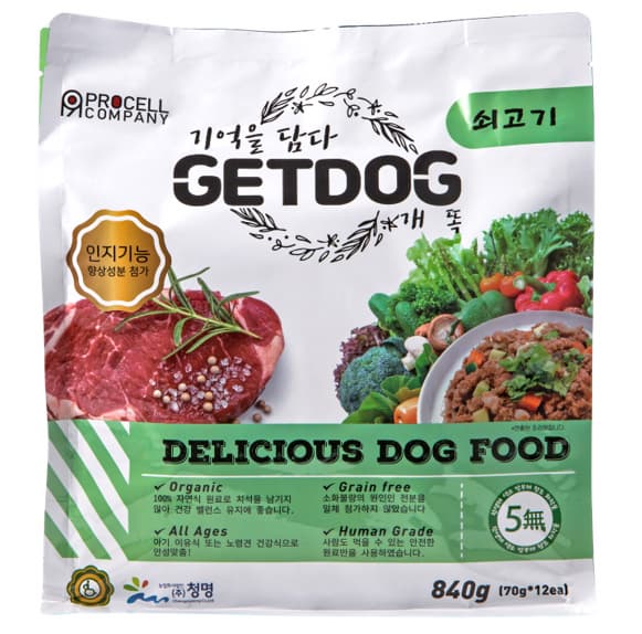 Dog wet feed _GETDOG__beef flavor