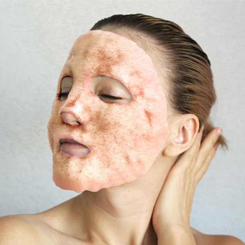 Red clay dual Bubble Mask
