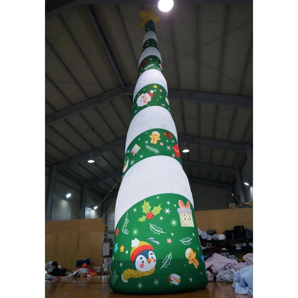 Christmas green large tree inflatable