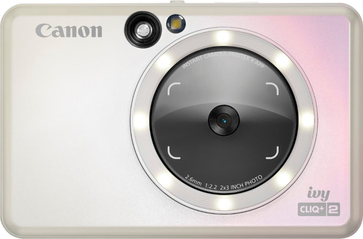 Canon _ Ivy CLIQ_2 Instant Film Camera _ Iridescent White