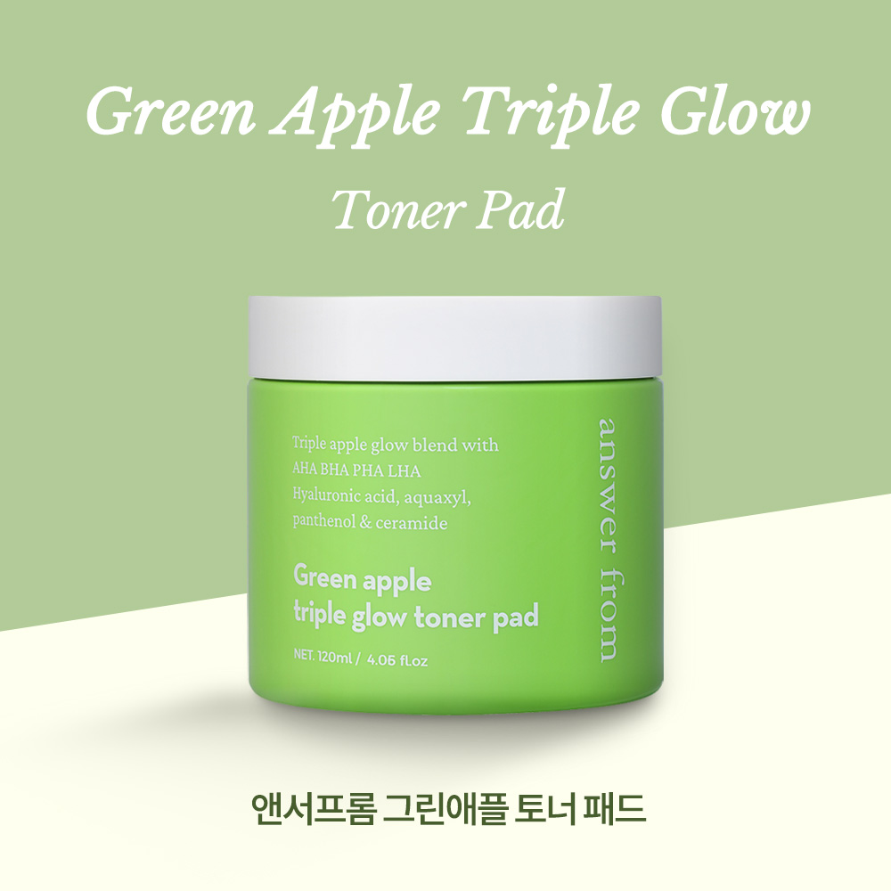 Skin care _ answer from green apple toner pad