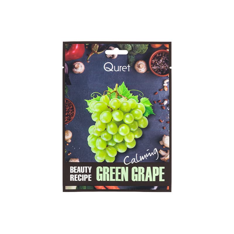 Quret Beauty Recipe Mask_Green Grape