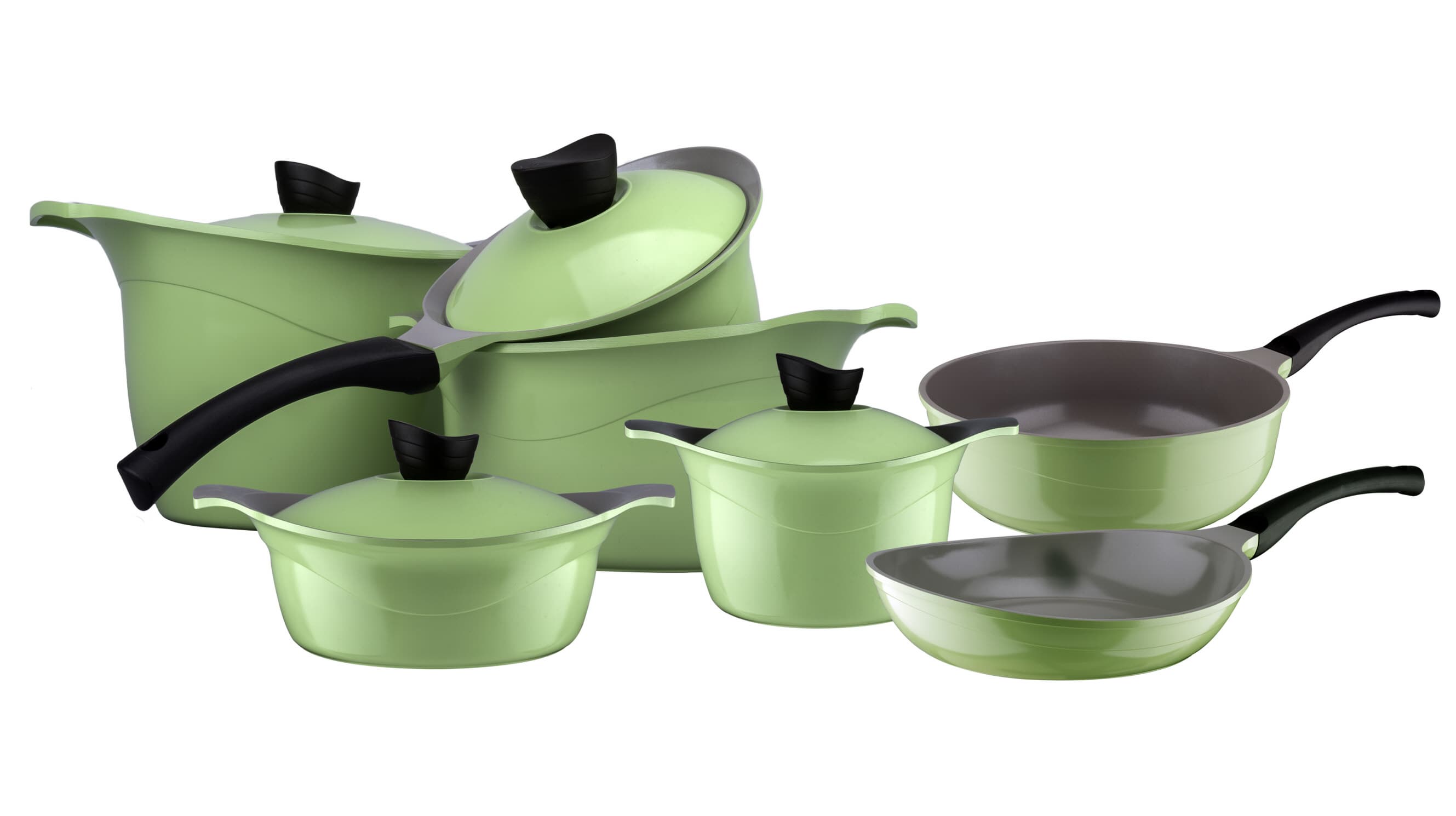 Ceramic coated cookware Set without PFOA