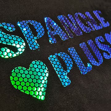 Dae Ha Spangle Plus Heat Transfer Vinyl for Garment and T_Shirts Double Layered Design Film HTV