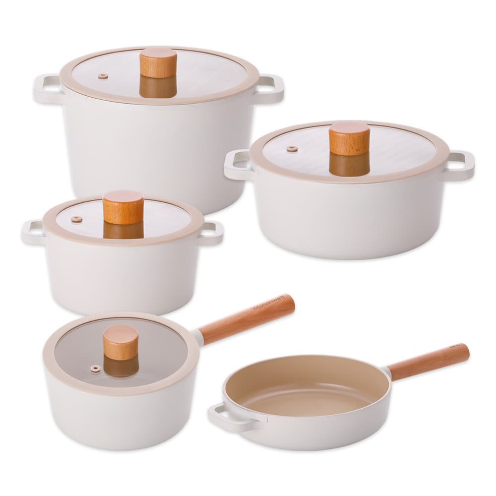 TORI POT Made in Korea Non_stick ceramic coating pot in minimal European design