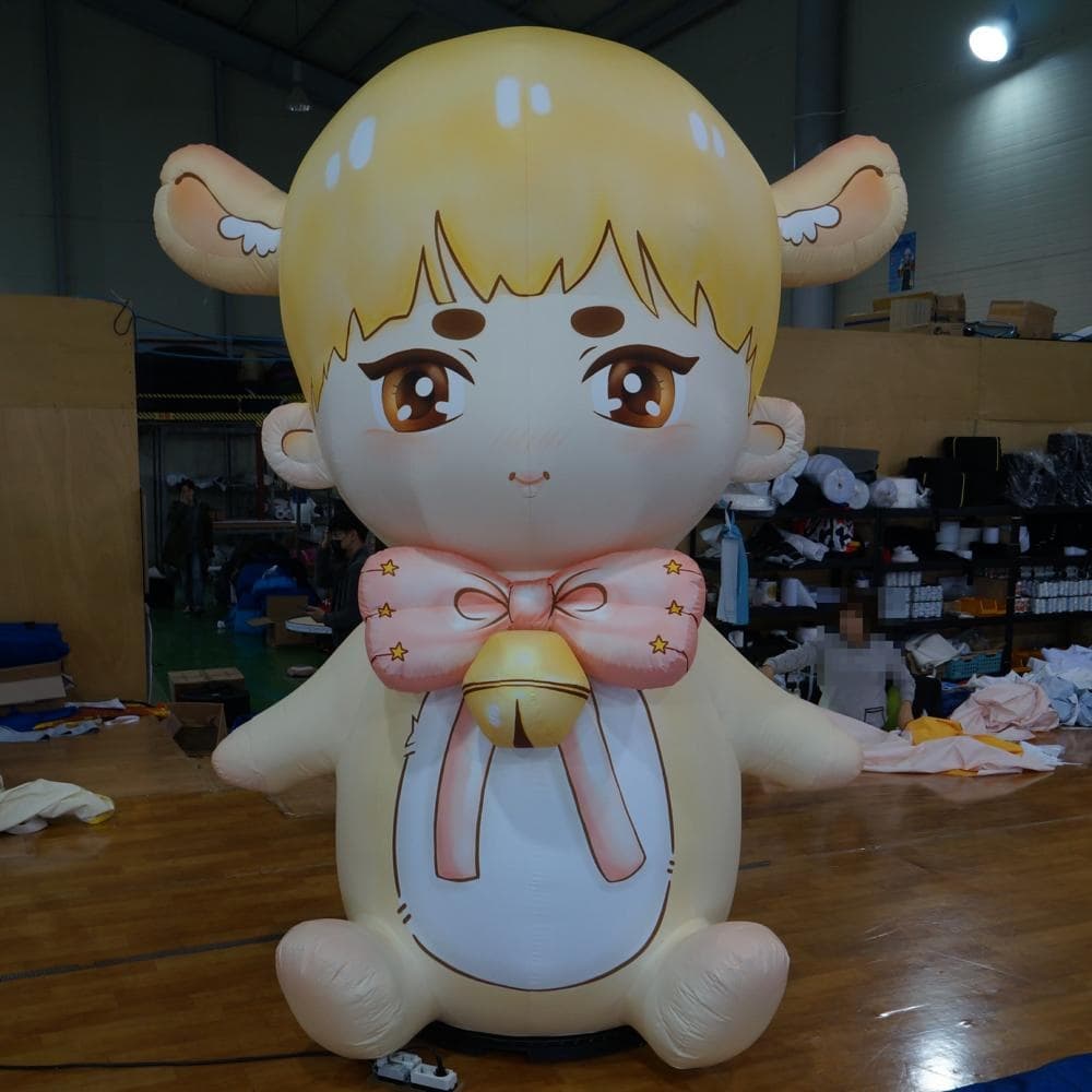 BTS Character with a ribbon inflatable _Customized_