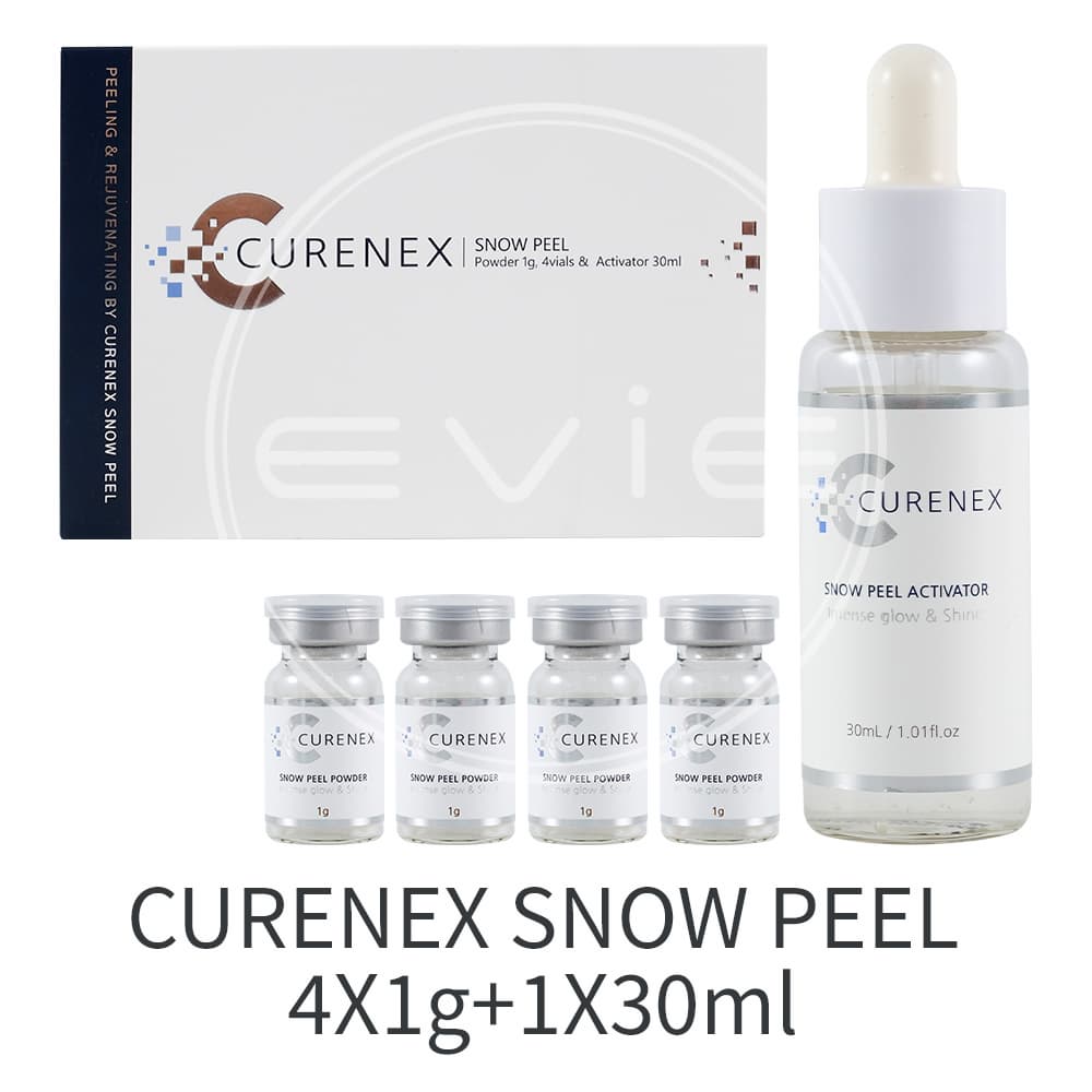 CURENEX SNOW PEEL 4X1g_1X30ml