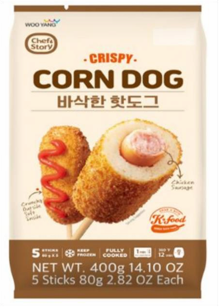 Premium Chicken Sausage Corndog _ Lean _ Savory K_Style Snack