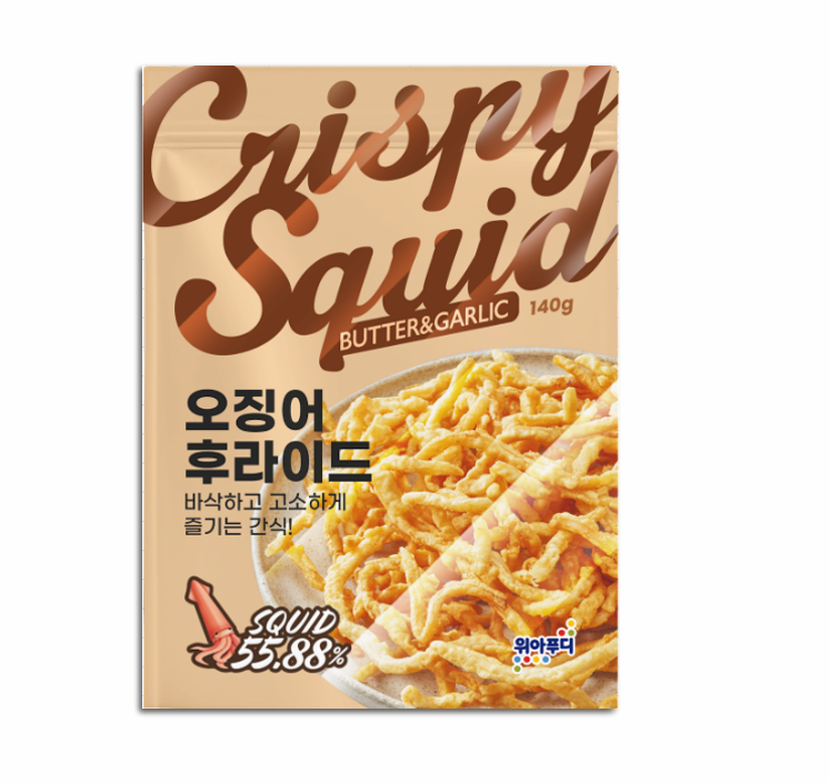 Crispy Squid Snack _ Butter _ Garlic Flavor
