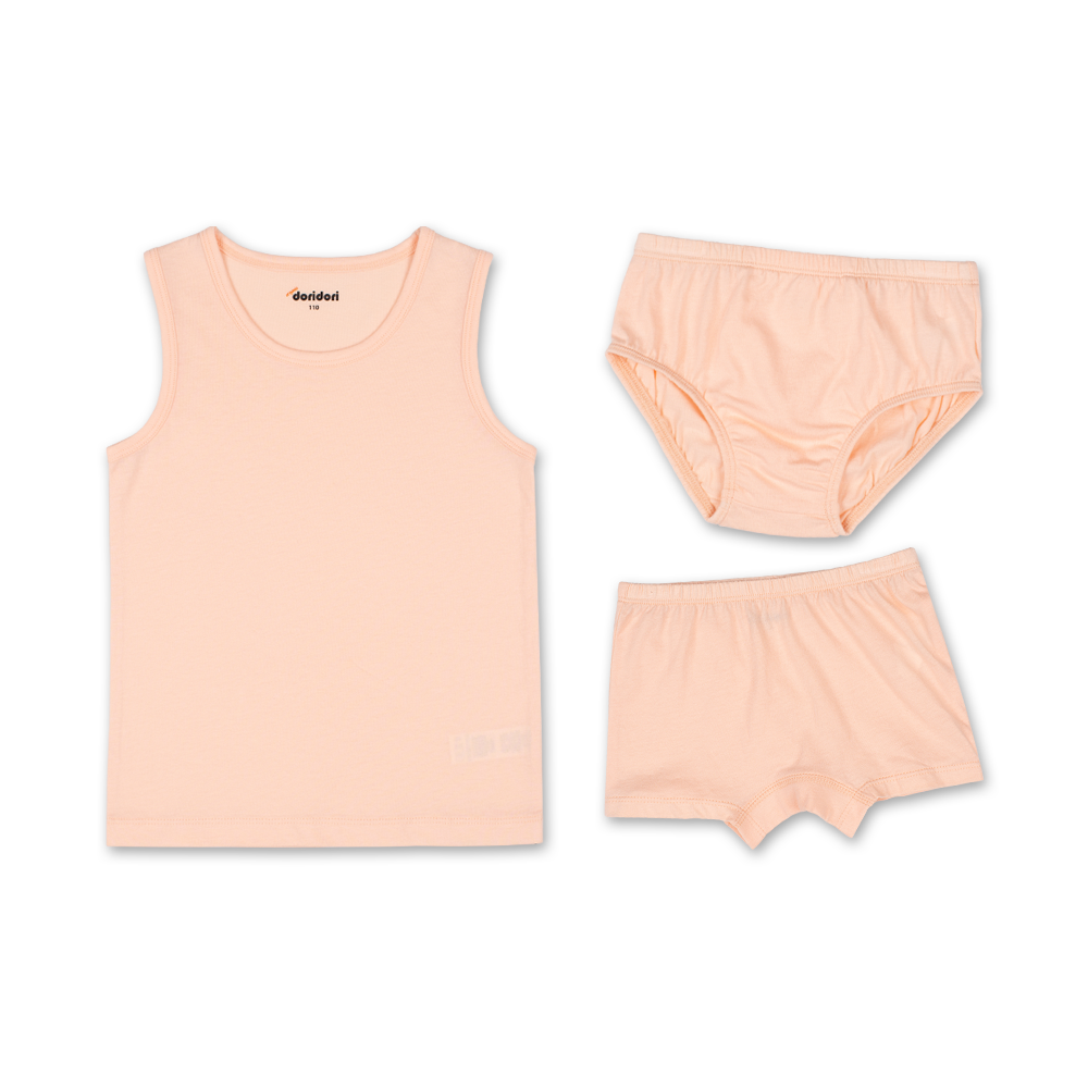 Doridori Little Girls_ Organic Cotton Underwear Undershirt For Kid_ Toddler_ Baby _Strawberry SL