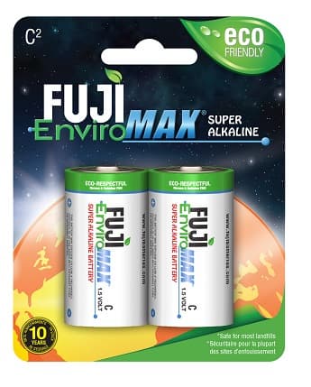Fuji EnviroMAX Super Alkaline C _Pack of 12_