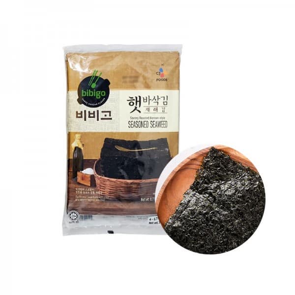 Bibigo Savory roasted Korean Seasoned Seaweed 5g