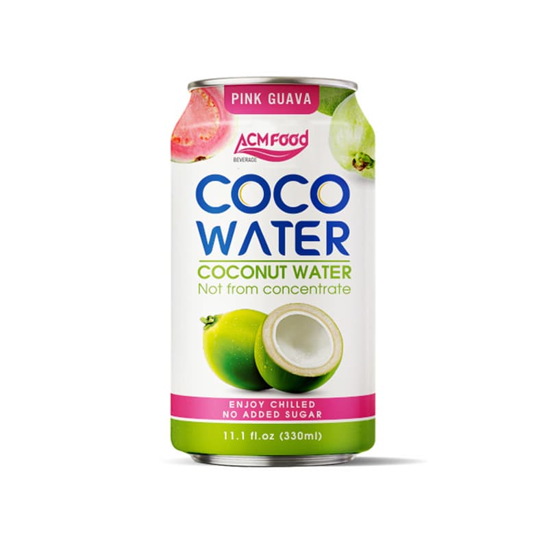 330ml ACM Coconut Water With Guava Not From Concentrate FROM ACM Food Beverage