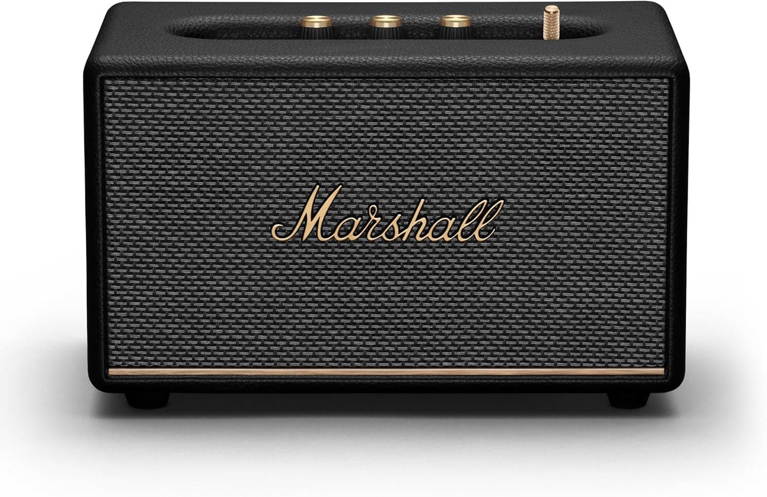 Marshall Acton III Bluetooth Home Speaker Stereo Sound Bass Treble Plug_in Powered 3_5mm Aux