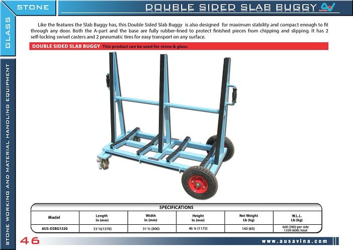 DOUBLE SIDED SLAB BUGGY
