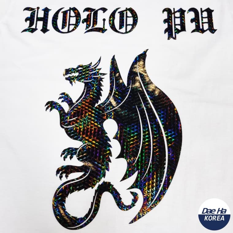 Heat Transfer Vinyl  Holo PU for Garment and T_Shirt Heat Transfer Film _ Holographic effect on PU