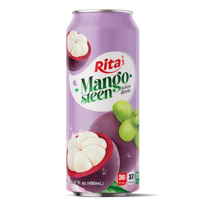 Supplier company Mangosteen Juice Drink 490ml Can
